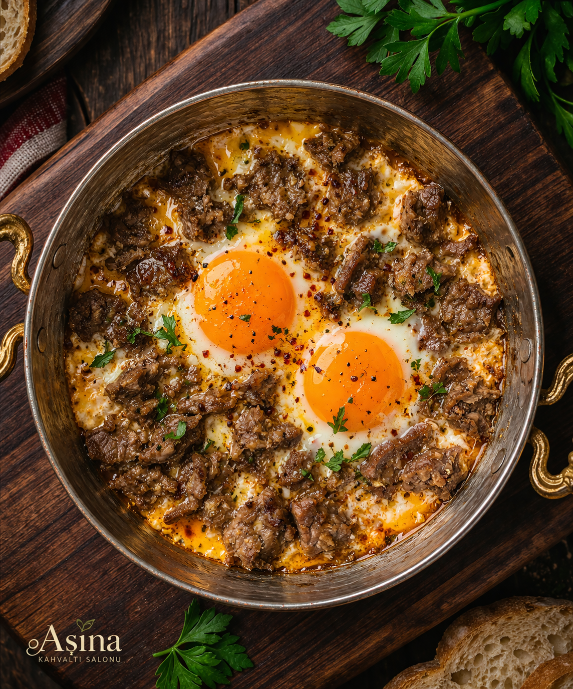 Kavurmalı Yumurta